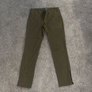 Moss green LL bean jeans size 2